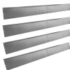 Bedafgrænser i metal 118 cm x 13 cm - 4 stk.