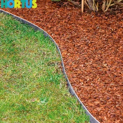 Bedafgrænser i metal 118 cm x 13 cm - 4 stk.