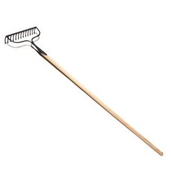 Bøjlerive med 13 tænder og askeskaft - 160 cm