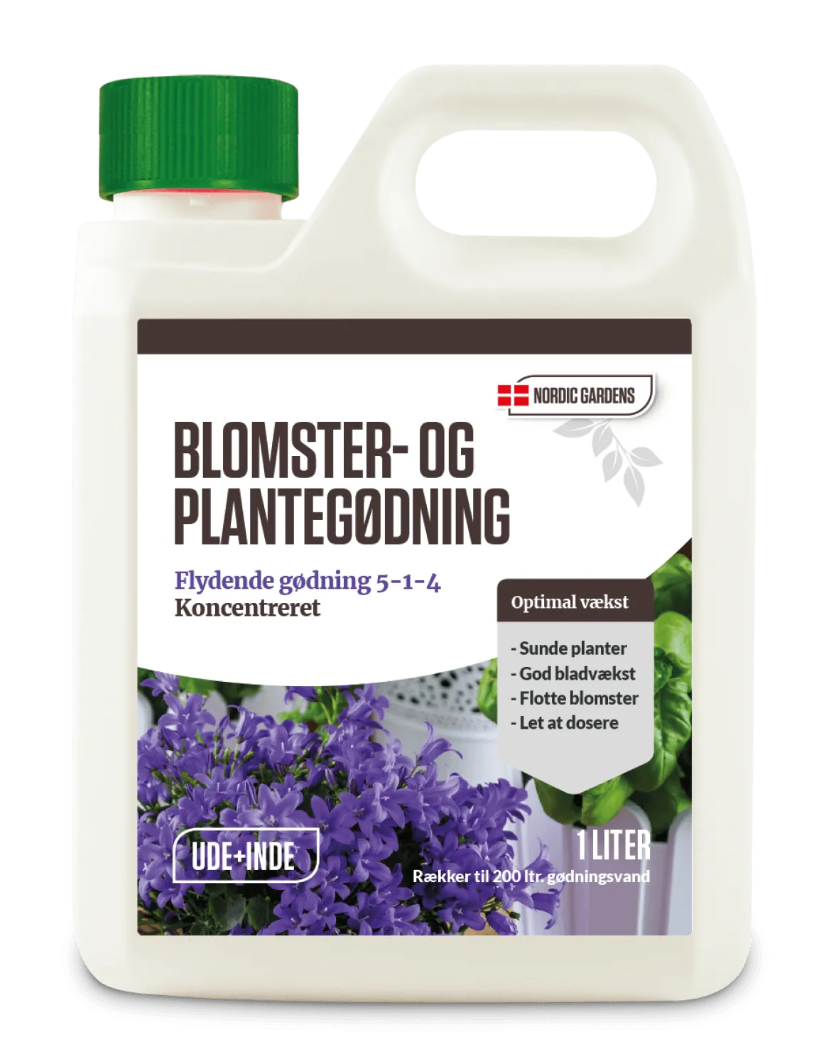 Blomster- og plantegødning - 1 liter