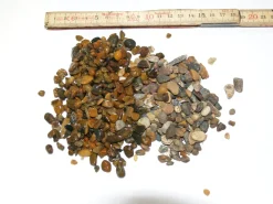 Brune perlesten, 4/8 mm - 1000 kg.