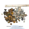 Brune perlesten, 8/16 mm - 1000 kg.