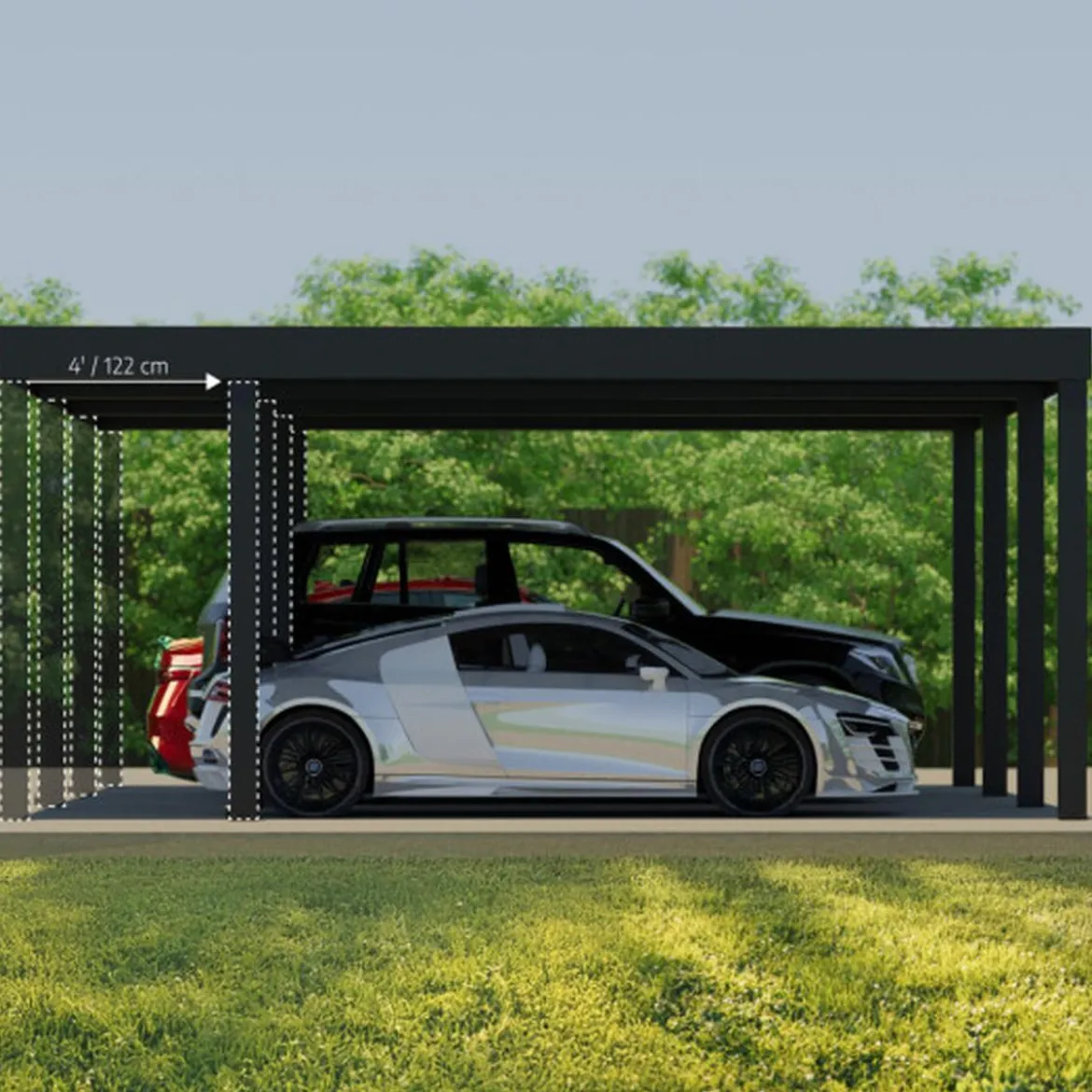 Carport Oslo 596,5 x 1195 cm Palram - Canopia