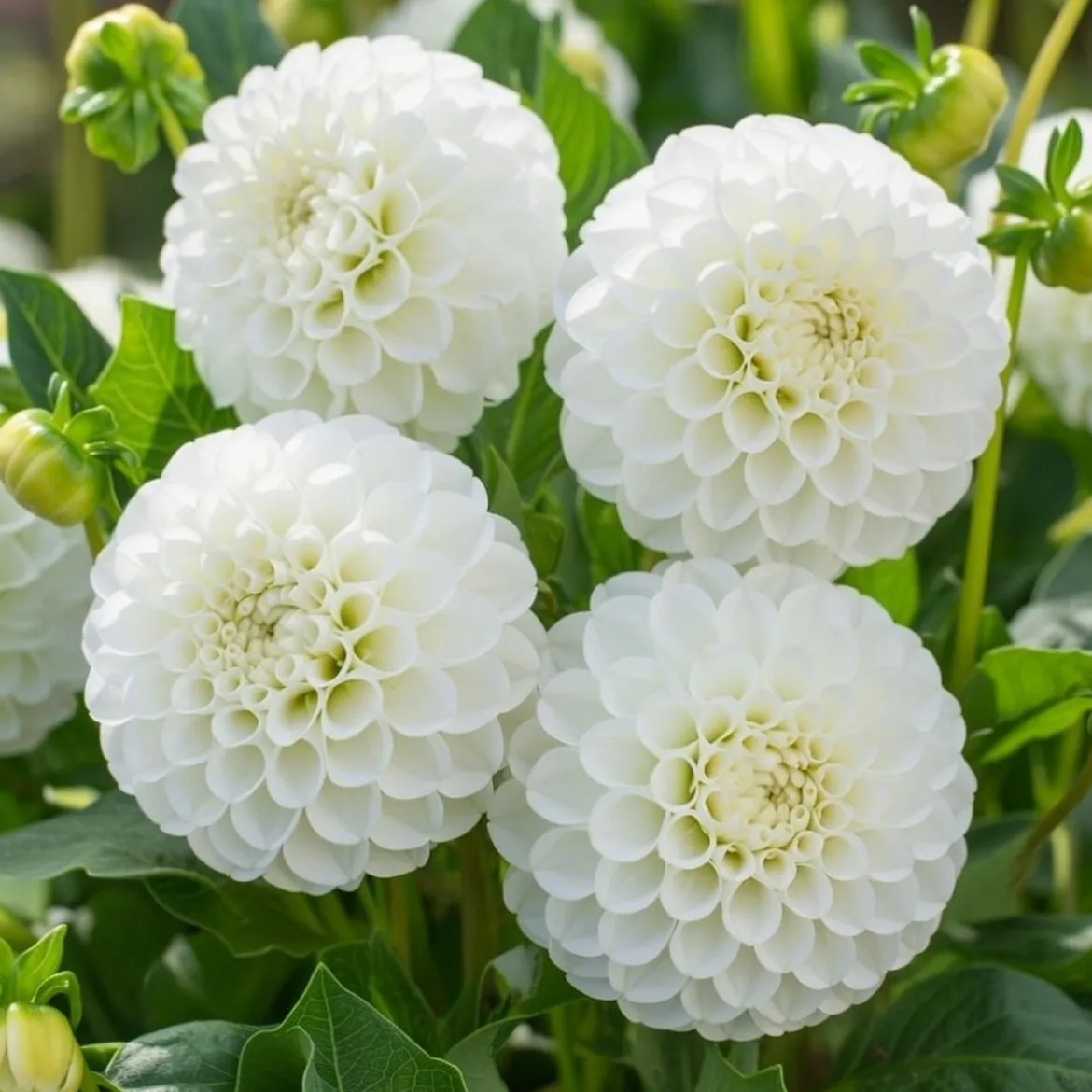 Dahlia "Snowflake Pompon" - 1 knold