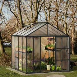 Drivhus Glory 6,2 m2 grå Palram - Canopia