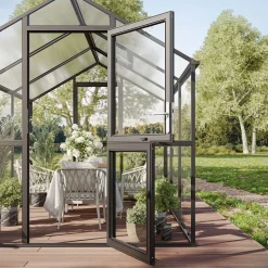 Drivhus - KGT Aptasia III, Antracitgrå - 7,53 m²