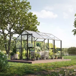 Drivhus - KGT Aptasia III, Antracitgrå - 7,53 m²