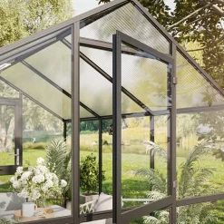 Drivhus - KGT Aptasia III, Antracitgrå - 7,53 m²
