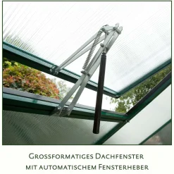 Drivhus - KGT Dahlie III, blank aluminium - 9,59 m2