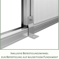Drivhus - KGT Iris II, blank aluminium - 5,06 m2