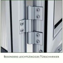 Drivhus - KGT Linea I, blank aluminium - 2,56 m2