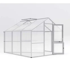Drivhus - KGT Nelke III, blank aluminium - 9,59 m2