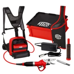 Felco 802+ elektrisk beskæresaks, komplet sæt