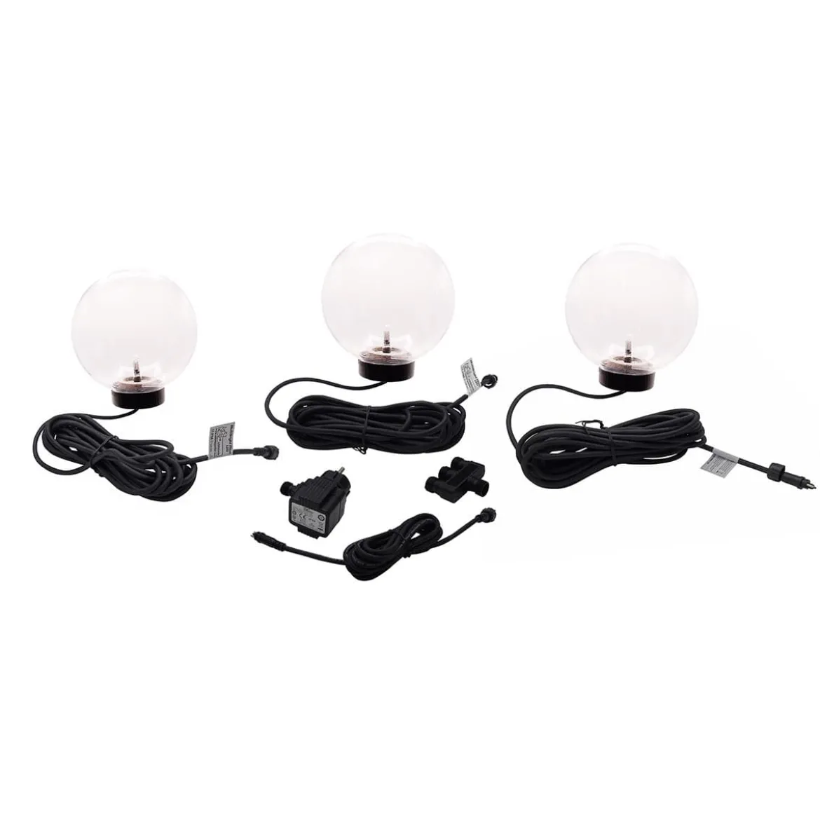 Flydende LED lyskugler