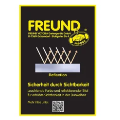 Freund Sneskovl refleks alu skaft - 160 cm