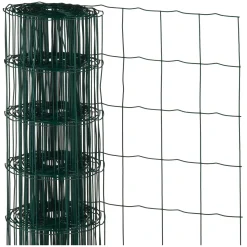 Galvaniseret Trådhegn m. PVC Grøn, 100x75 mm - 60 cm x 10 meter