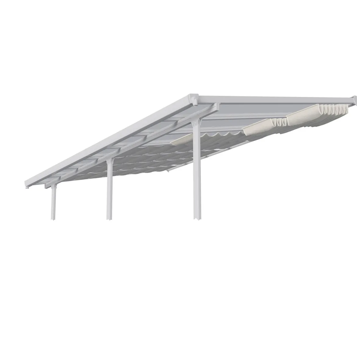 Gardiner til Feria terrasseoverdækning 12,5 m2 (3x4,25 m)