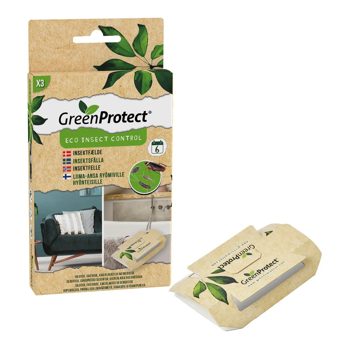 GreenProtect Insektfælde - 3 stk