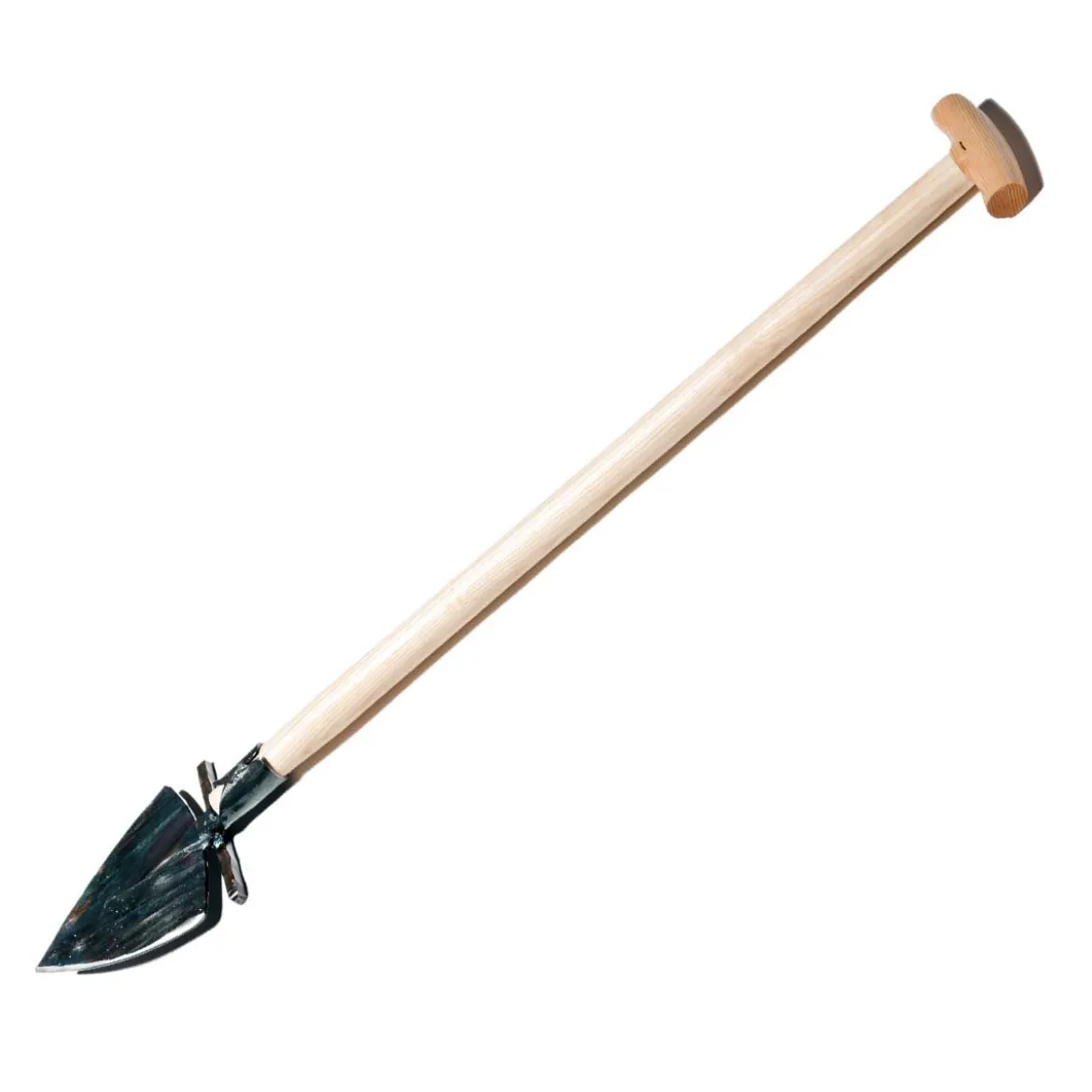 Hjerteformet spade med trin og askeskaft - 105 cm
