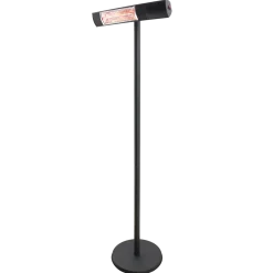 HORTUS terrassevarmer gulvmodel GT 500/1000/1500W sort inkl. fjernbetjening