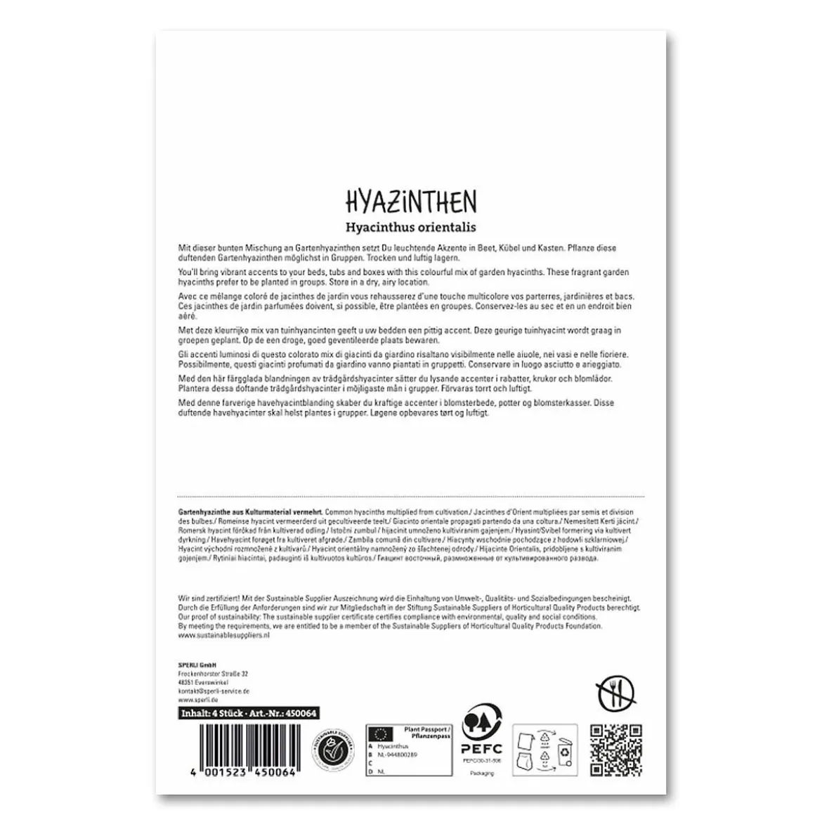 Hyacint 'mix'