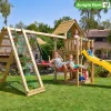 Jungle Gym Cubby legetårn komplet inkl. climb module xtra og rutschebane