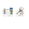 Jungle Gym Home legetårn komplet inkl. climb module xtra ekskl. rutschebane