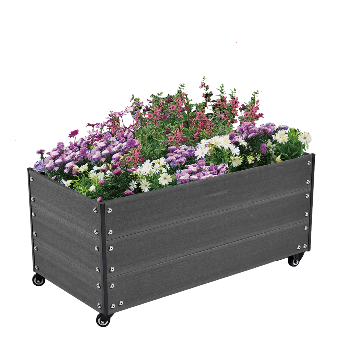 Kapilærskjuler HORTUS inkl. hjul, WPC 36 x 50 x 90 cm