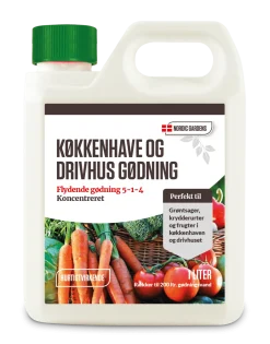 Køkkenhave og drivhus gødning - 1 liter