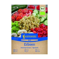 Økologiske Spirefrø Ærter - 50 g