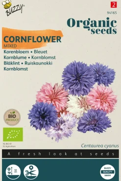 Økologisk Kornblomst frø "Mix"