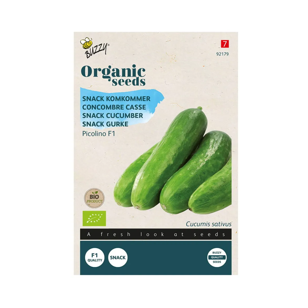 Økologisk snack agurk frø "Picolino F1"