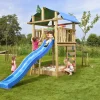 Legetårn Jungle Gym Fort 2.1 inkl. blå rutschebane