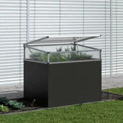 Mistbænk-overdel til KGT højbed 130, aluminium, 121 x 91 x 32 cm