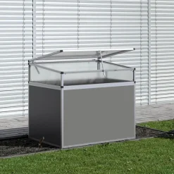 Mistbænk-overdel til KGT højbed 130, aluminium, 121 x 91 x 32 cm