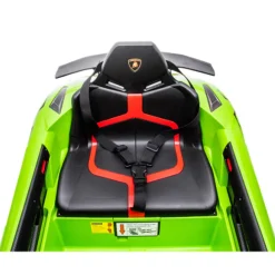 NORDIC PLAY Speed elbil Lamborghini Aventador, 12V, limegrøn
