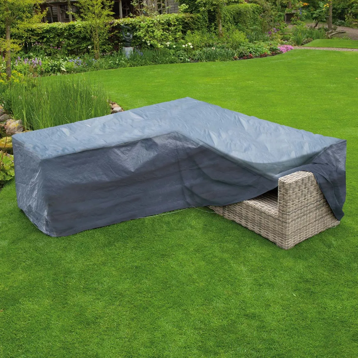 Overtræk til have-hjørnesofa H90 x 250 x 90 cm