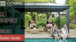 Palram - Canopia Dallas 4900 havepavillon, antracitgrå