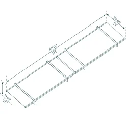 Palram - Canopia Nancy 4100 dørbaldakin
