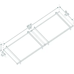 Palram - Canopia Nancy 3000 dørbaldakin