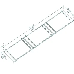 Palram - Canopia Nancy 4500 dørbaldakin