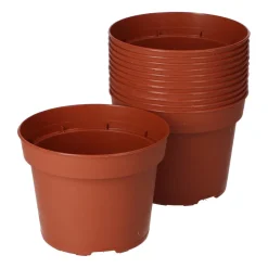 Plantepotte i plast, Ø13 cm - 12 stk