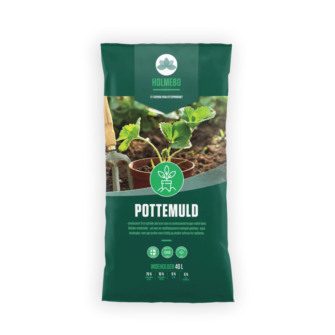 Pottemuld - 40 liter