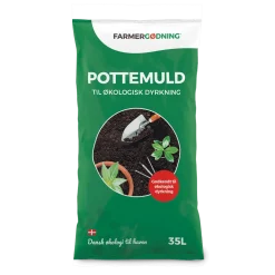 Pottemuld til økologisk dyrkning - 35 liter