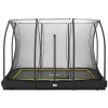 Salta Trampolin Comfort Edition Inground 305x214 sort inkl. sikkerhedsnet