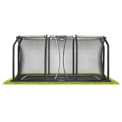 Salta Trampolin Royal Baseground 305x214 cm, sort inkl. sikkerhedsnet
