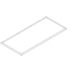 Sneglehegn til KGT aluminium højbed 130, 120 x 90 x 5 cm