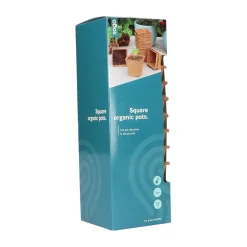 SOGO Firkantede Fiberpotter, 8 cm - 10 stk.