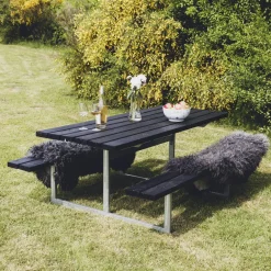 Sort Bord-/bænkesæt