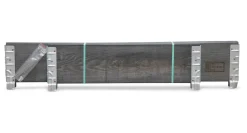 Sort palleramme til højbed - 80x120x20cm